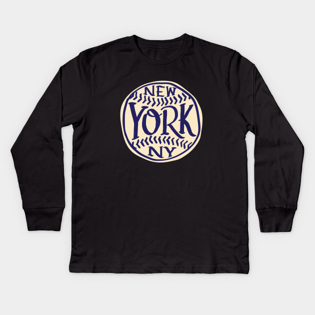 NYC New York Hand Drawn Typography Baseball